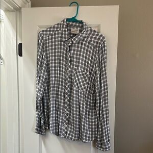 Universal Thread Black Button Down Shirt